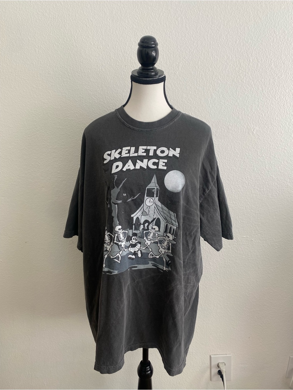 Disney Skeleton Dance Mickey Mouse Halloween Tee